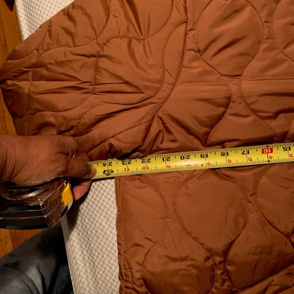 J.Crew New Quilted Cocoon Puffer Coat Sz Large - Picture 6 of 10